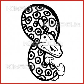 Stickers Adesivo Serpente Fuggitivo
